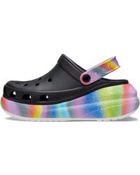 Crocs™ - S Classic Crush Platforms Shoes Black 4 Uk - Lyst