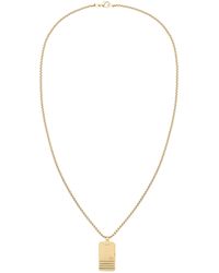 Tommy Hilfiger - Jewelry Men's Stainless Steel Pendant With Chain Yellow Gold - 2790484 - Lyst