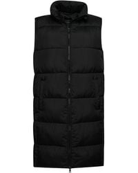Superdry - Studios Longline Quilted Gilet Jacket, - Lyst
