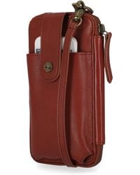 Timberland - Leather Phone Crossbody Wallet Bag RFID-Leder-Umhängetasche - Lyst