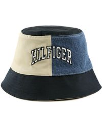 Tommy Hilfiger - Youth Varsity Reversible Bucket Hat S/M Savannah Sand/Denim - Lyst