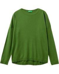 Benetton - Jersey G/c M/l 1091d100e Pullover Sweater - Lyst