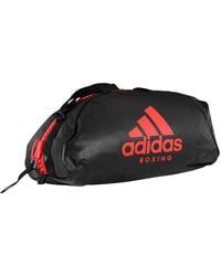 adidas - 104 2-in-1 Bag Materiaal: Pu Sporttas - Volwassenen Blacksolar Red - Lyst