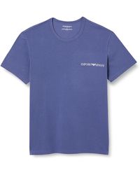 Emporio Armani - Lot de 2 t-Shirts à col Rond - Lyst