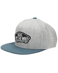 vans snapback hombre blanco