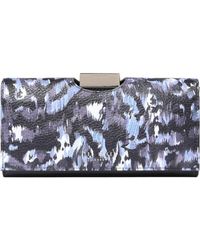 Ted Baker - Keemia Urban Large Bobble Matinee Purse Wallet In Mid Blue - Lyst
