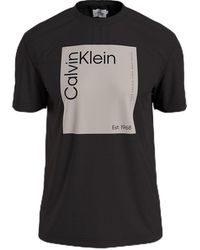 Calvin Klein - Square Logo T-shirt K10k112503 S/s - Lyst