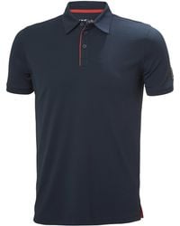 Helly Hansen - Kensington Tech Polo Navy Large Navy Large Navy Shirts & Tops - Lyst