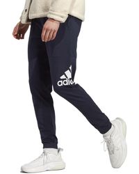 adidas - Essentials Single Jersey Tapered Badge of Sport Pants Pantaloni - Lyst