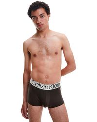 Calvin Klein - Pantaloncini Boxer Confezione da 3 Uomo Low Rise Trunks Elasticizzati - Lyst
