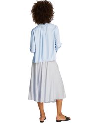 Tommy Hilfiger - Bluse Soft Viscose mit V-Ausschnitt - Lyst