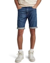 G-Star - 3301 Slim Shorts - Lyst