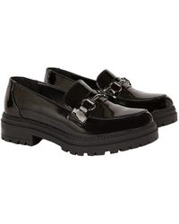 Dorothy Perkins - Liza Pu Patent Leather Loafer For - Lyst