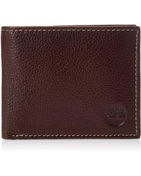 Timberland - Leather Wallet With Attached Flip Pocket - Lyst