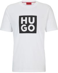 HUGO - Hugo Daltor Logo Print T-Shirt - Lyst