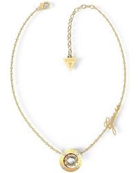 Guess - Necklace Jubn01459jwygt-u Solitaire - Lyst