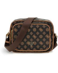 Guess - Sac à bandoulière pour homme bandoulière en cuir noir - Lyst