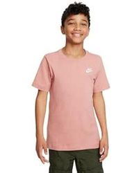 Nike - K NSW Tee EMB Futura T-Shirt - Lyst