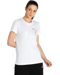 PUMA - Essentials T-shirt Met Logo Jongeren - Lyst