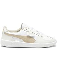 PUMA - Womens Palermo Fs Lace Up Sneakers Shoes Casual - White, White, 4.5 Uk - Lyst