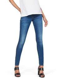 G-Star RAW - Lynn Mid Skinny Jeans - Lyst