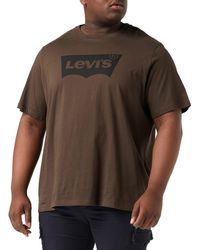 Levi's - Big & Tall Graphic Tee T-shirt Batwing Color Hot Fudge - Lyst
