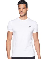 Timberland - Tfo Ss Lc Logo Slim T T-shirt Voor - Lyst