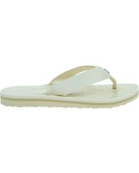 Tommy Hilfiger - , , Th Emblem Beach Sandal, Flip Flop, Beige, 6.5 - Lyst