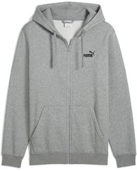PUMA - Essentials No. 1 Logo Full-Zip Hoodie - Lyst