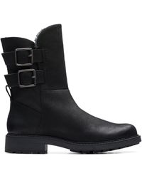 Clarks - Orinoco2 Buckle Leather Boots - Lyst