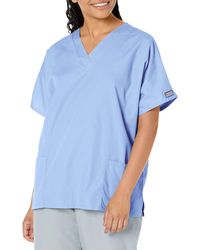 CHEROKEE - 4700 V-neck 2-pocket Scrub Top Ciel Blue 2x-large - Lyst