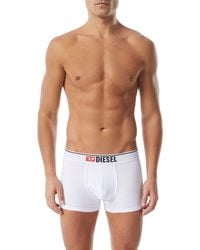 DIESEL - Boxer Briefs With Front Logo Waist - Lyst