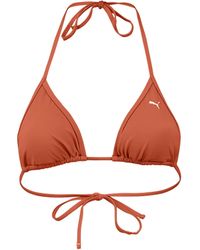 PUMA - Top Bikini a Triangolo - Lyst