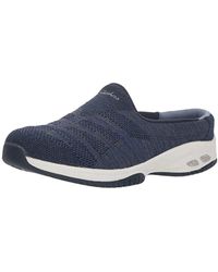 Skechers Commute-Knitastic-Engineered Knit Open Back Mule - Blu