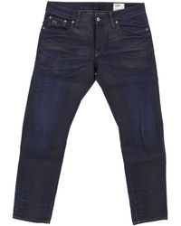 G-Star RAW - , 3301 Low Tapered, Jeans Hose Upcycle Denim Darkblue W 33 L 32 - Lyst