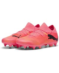 PUMA - Chaussures de Football Future 7 Match MxSG 42 Sunset Glow Black Sun Stream Pink Orange - Lyst
