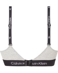Calvin Klein - Lght Lined Bralette Almohadillas y Rellenos de Sujetador - Lyst