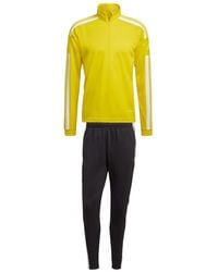 adidas - Trainingsanzug Half Zip Squadra 21 Team Yellow/White XL - Lyst