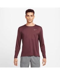 Nike - M Nk Df Uv Miler Top Ls - Lyst