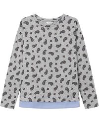 Springfield - Camiseta Gris S - Lyst