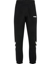Hummel - Sporthose schwarz/weiß XL - Lyst