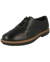 clarks ladies brogues wide fit