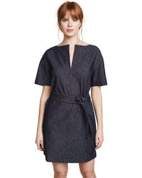 theory belted shift dress