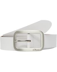 S.oliver - Gürtel aus Leder mit Logo - Lyst