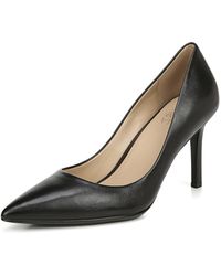Naturalizer - S Anna Pump Black Leather 9 W - Lyst