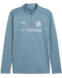 PUMA - Haut d'entraînement à 1/4 Zip Olympique de Marseille M - Lyst