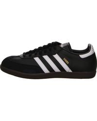 black leather sambas
