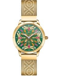 Thomas Sabo - ?s Watch Kaleidoscope Dragonfly Silver Green Stainless Steel - Lyst