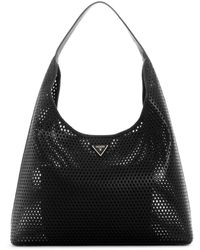 Guess - Schultertasche Vikky Hobo WP Black One Size - Lyst