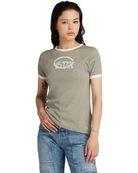 G-Star - Army Ringer Slim Top - Lyst